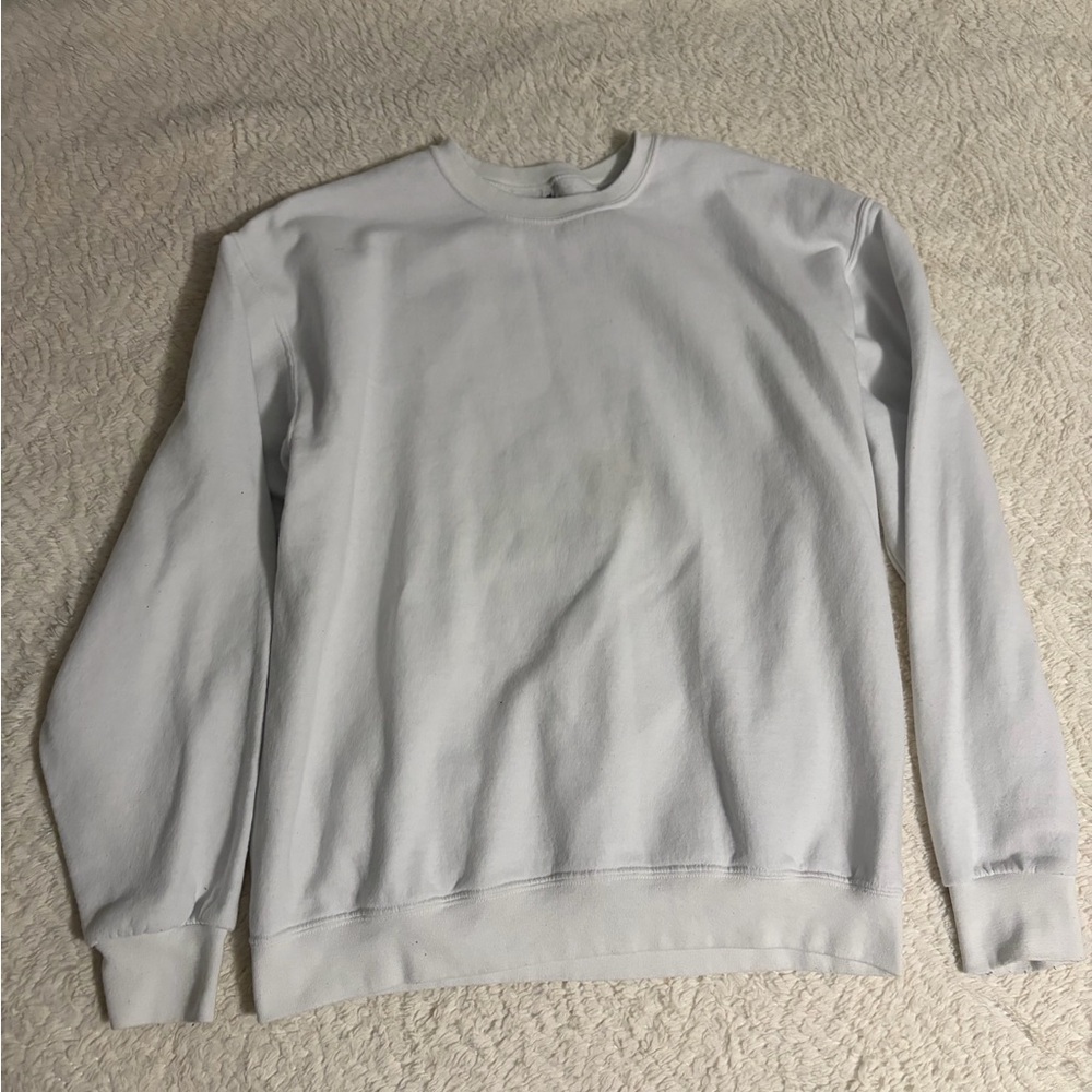 Classic White Men's Sweater